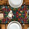 Dia De Los Muertos Floral Fiesta Mexican Table Runner, Mexico Day of The Dead Kitchen Dining Table Decoration 13x72 Inch
